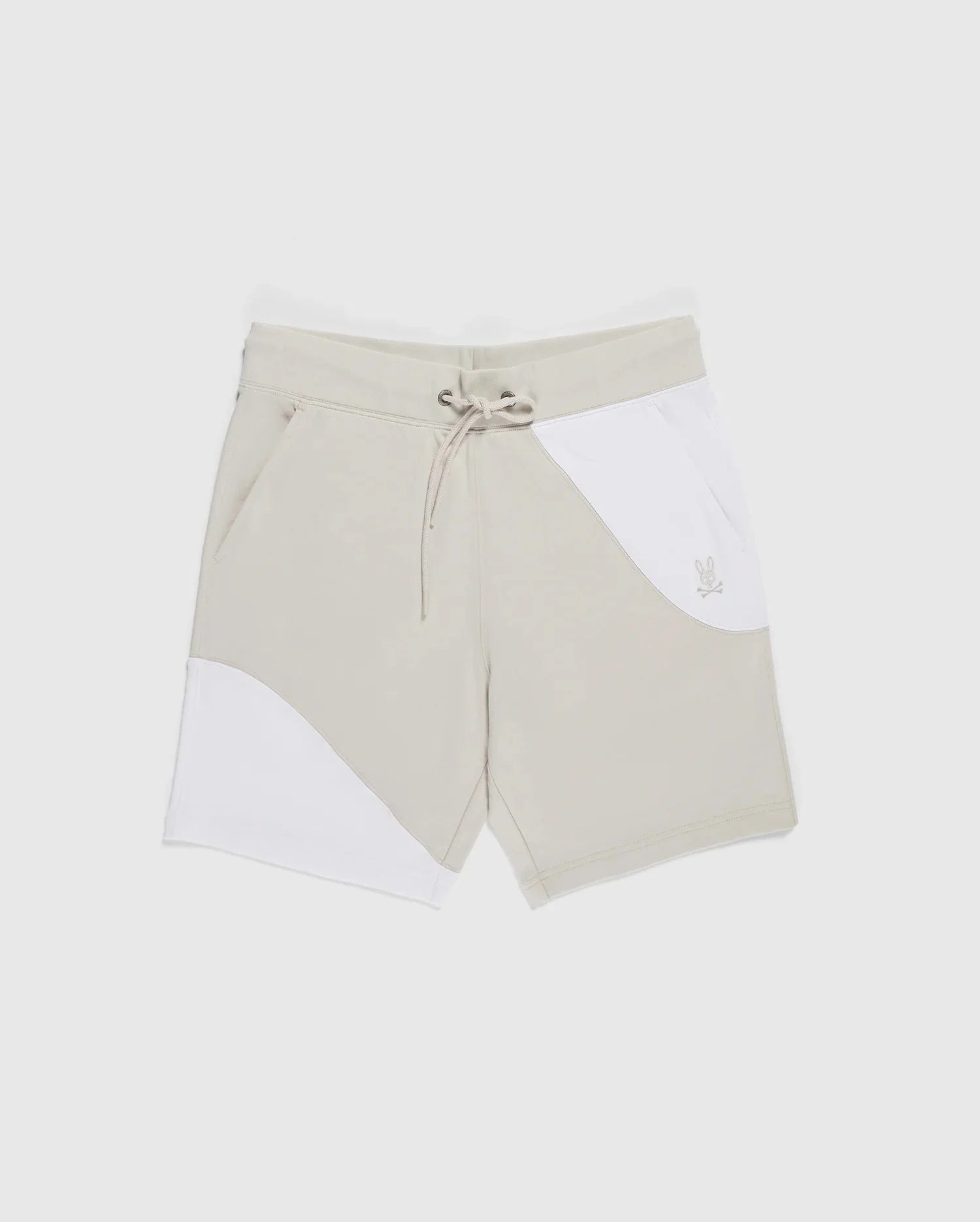 Psycho Bunny Men’s Kenney Embroidered Short Set – Natural Beige