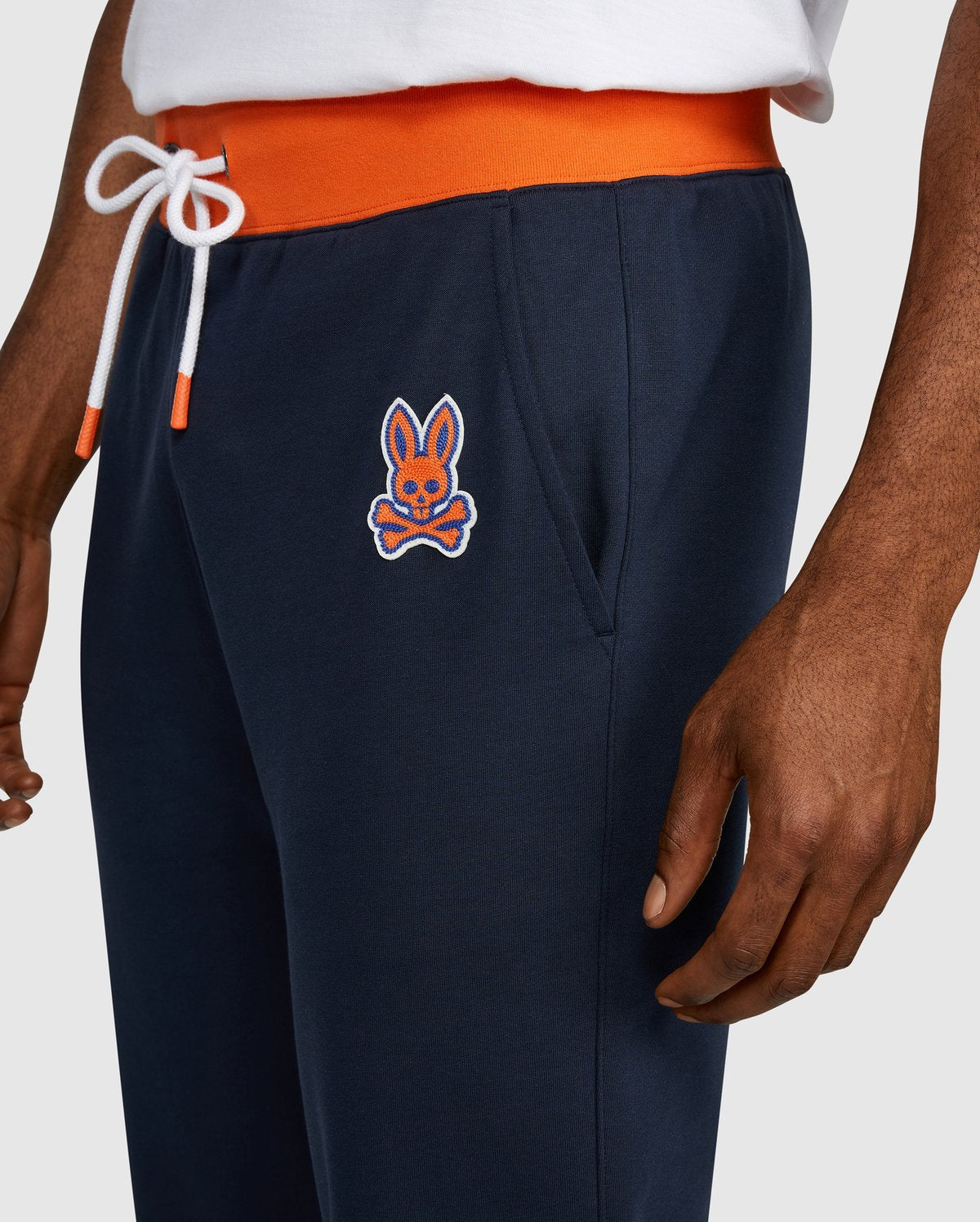 Psycho bunny (men’s navy bayles chain stitch sweat pant)