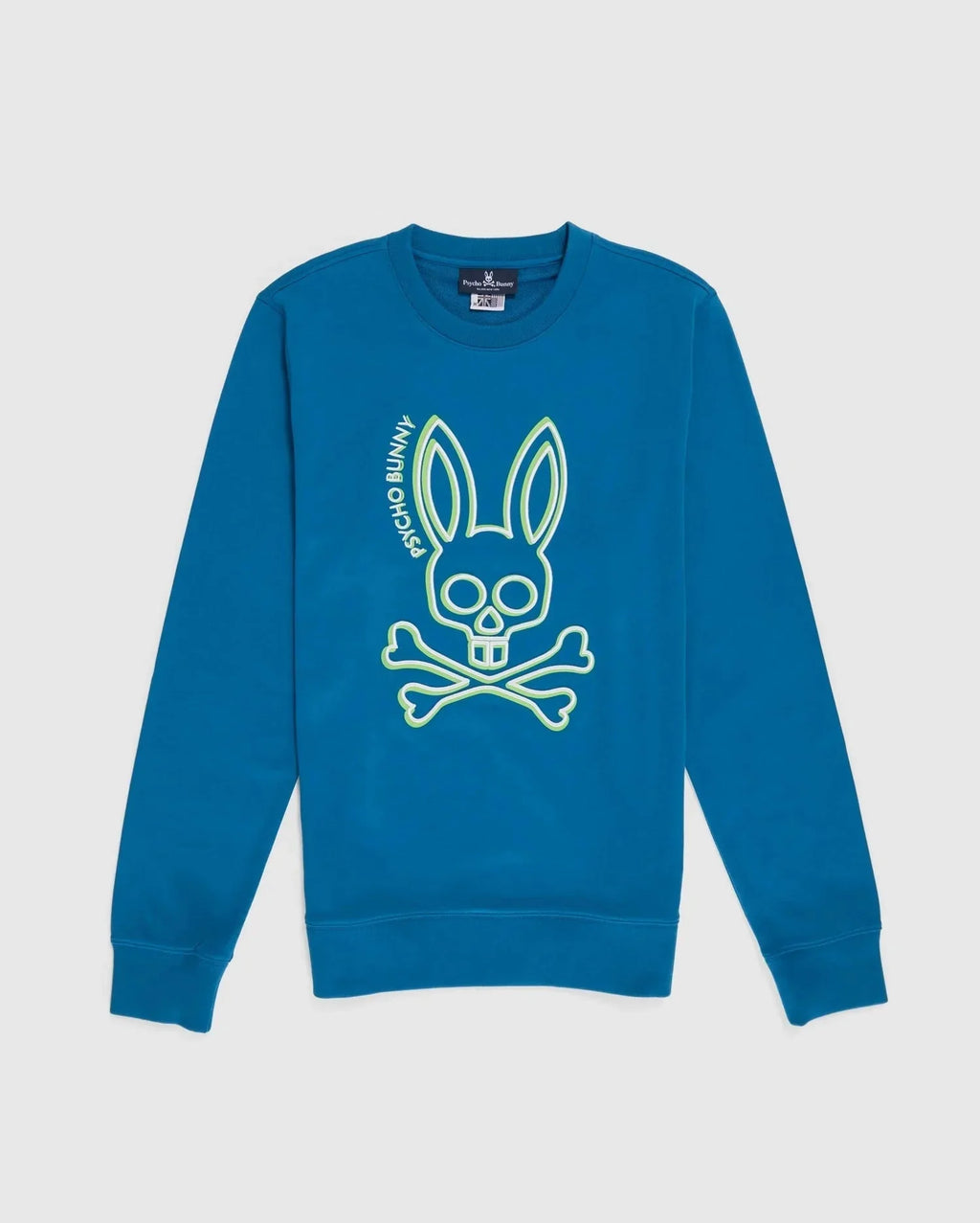 Psycho Bunny Men’s Gresham Embroidered Sweater – Aegean Sea Blue