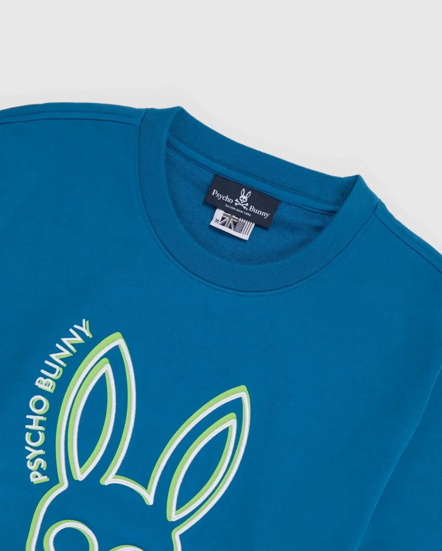 Psycho Bunny Men’s Gresham Embroidered Sweater – Aegean Sea Blue