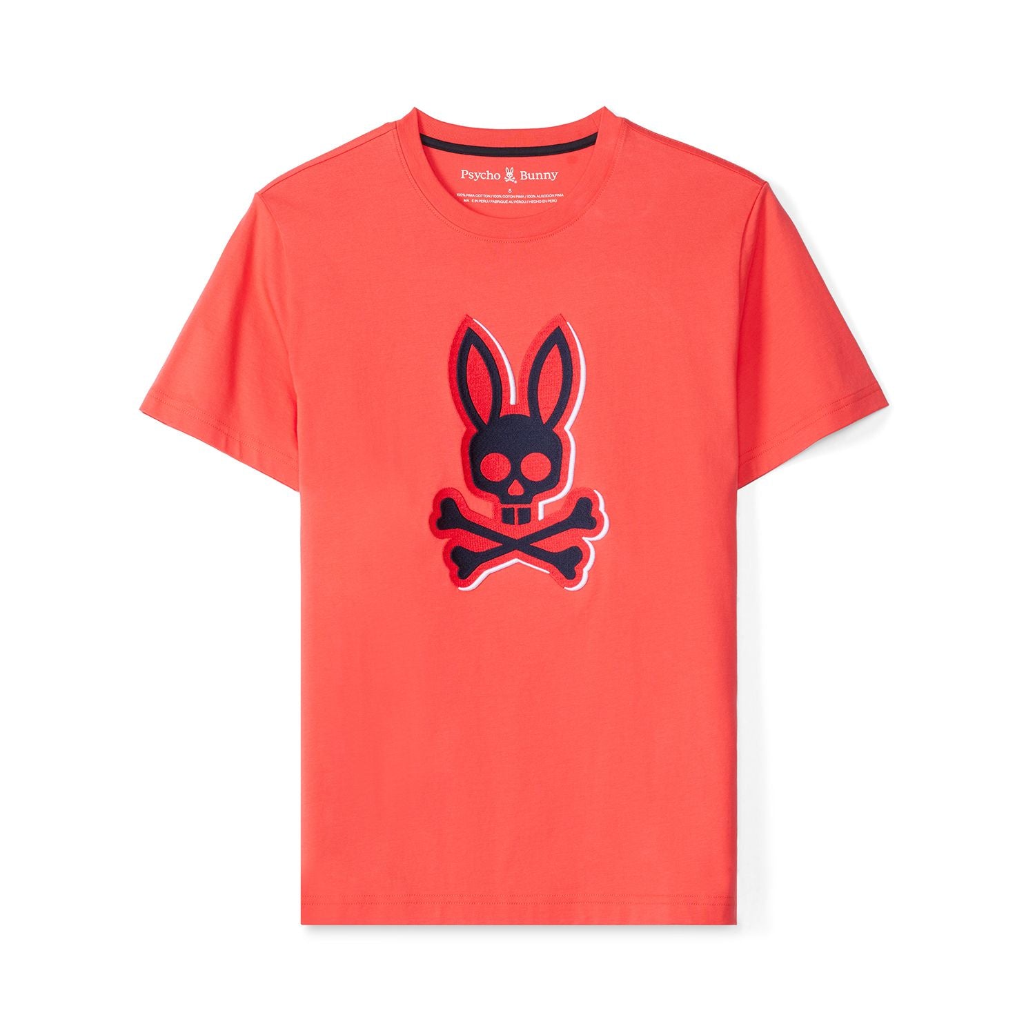 Psycho Bunny Men's hibiscus kayden graphic t-shirt