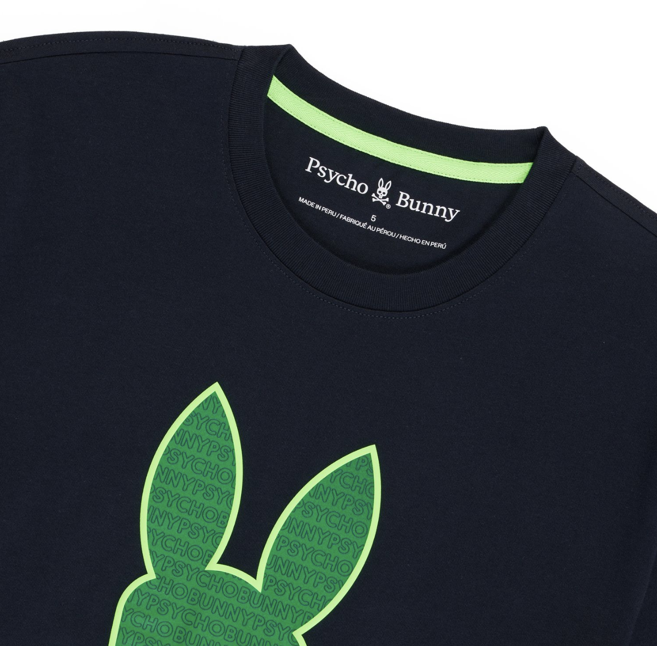 Psycho bunny (Men's navy harvey graphic t-shirt)