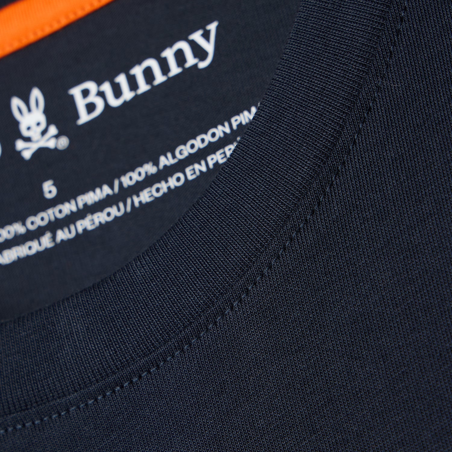Psycho Bunny Men's navy london embroidered t-shirt