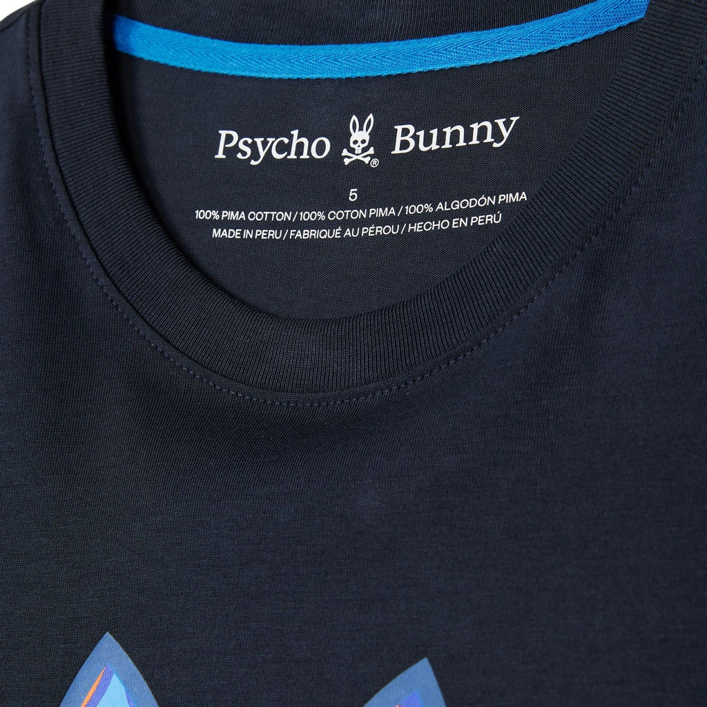 Psycho Bunny (Men's Navy nevada graphic tee)