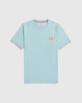 Psycho bunny (Men's seafoam kingwood embroidered twin bunny t-shirt)