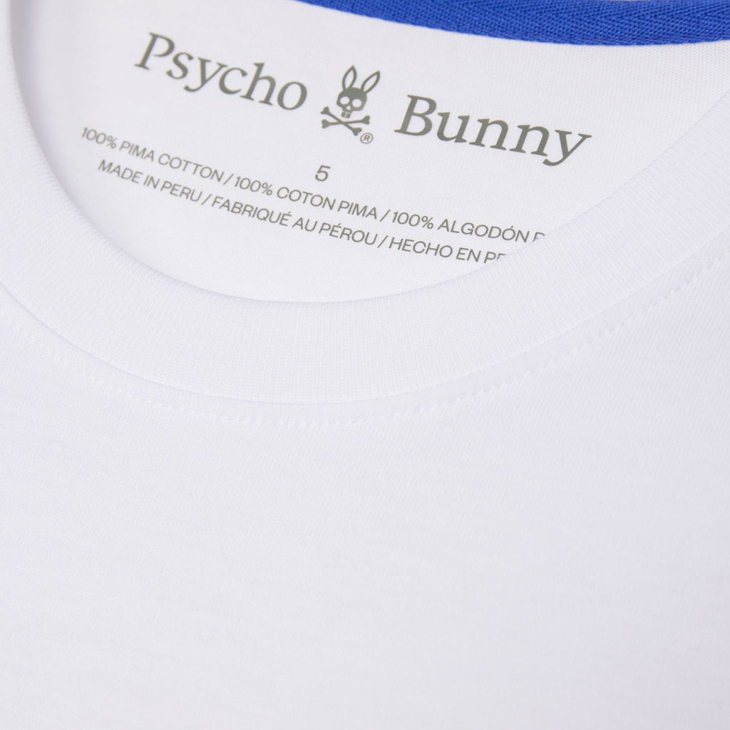 Psycho bunny (Men's White Bristol Graphic Tee)
