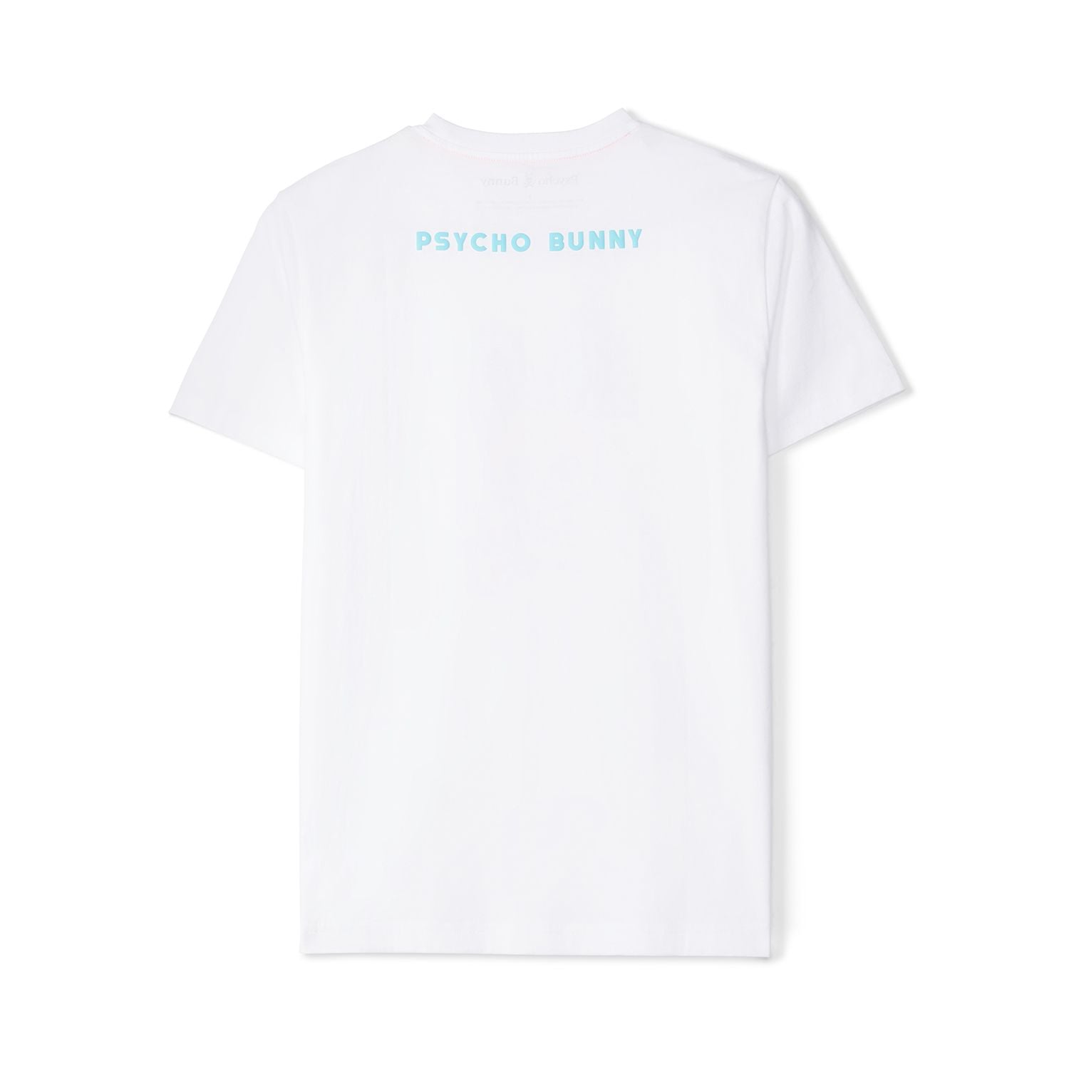 Psycho Bunny (Men's White Wellington graphic tee)