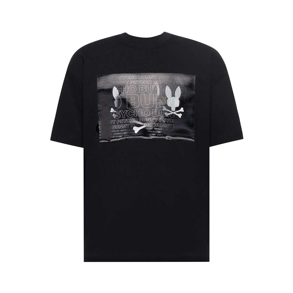 Psycho Bunny jarvis relaxed fit graphic tee black