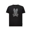 Psycho Bunny Kids Rowen Bunny Graphic Tee Black