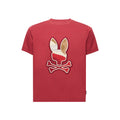 Psycho Bunny Kids Dante Bunny Graphic Tee Garnet