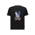 Psycho Bunny Kids Dante Bunny Graphic Tee Black