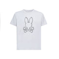 Psycho Bunny Kids Monarch Front Bunny Graphic T-Shirt – 056 Micro Chip