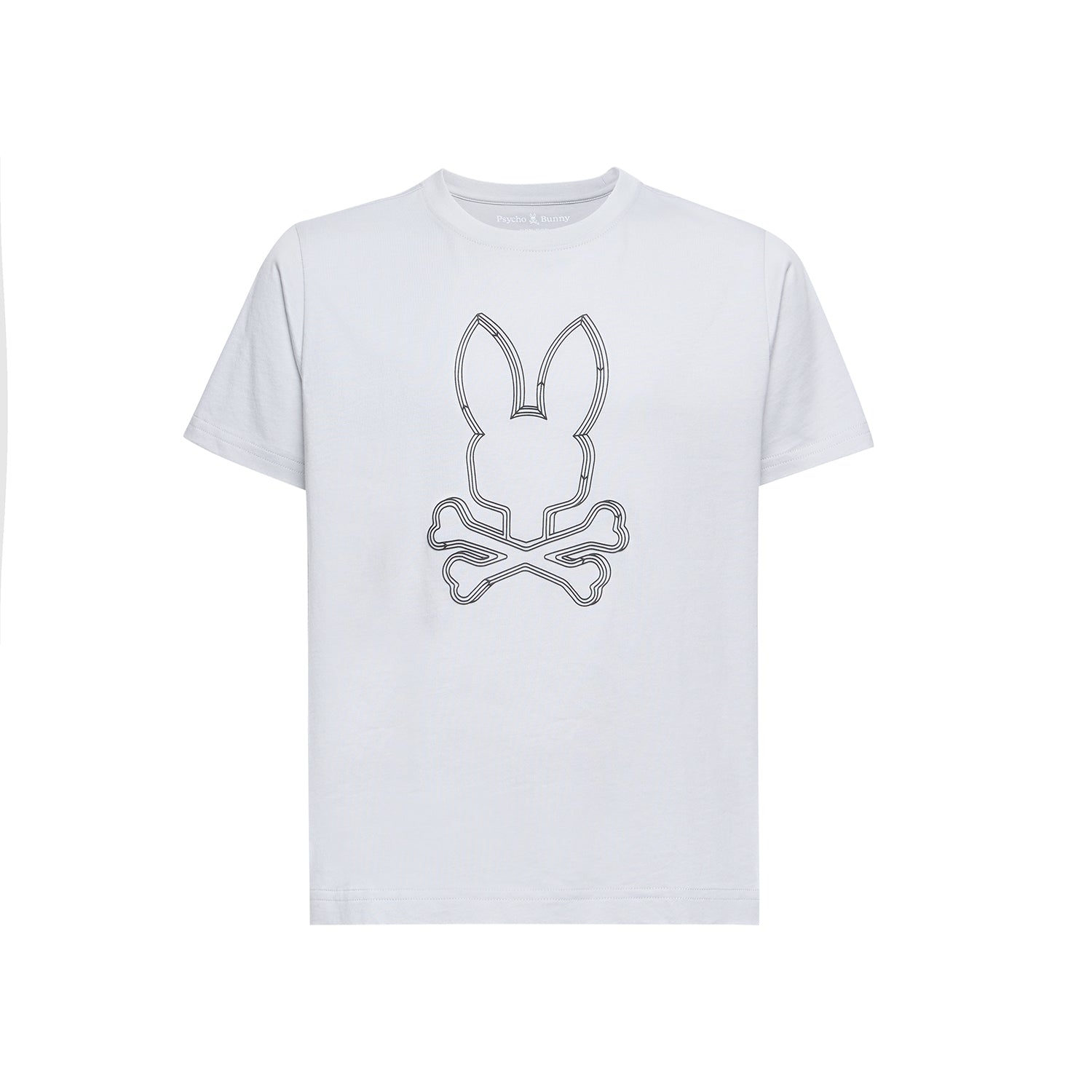 Psycho Bunny Kids Monarch Front Bunny Graphic T-Shirt – 056 Micro Chip