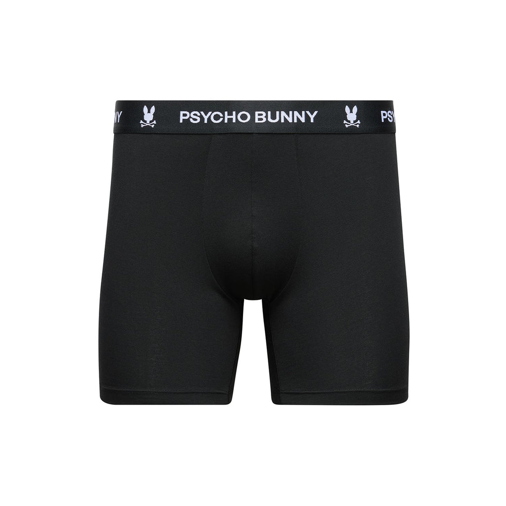 Psycho Bunny 3-Pack Boxer Brief Black