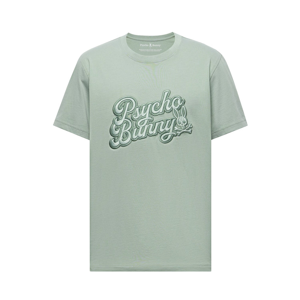 Psycho Bunny Men's Elias Graphic Tee - Iceberg Green