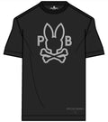 Psycho Bunny Chris Graphic Tee Black