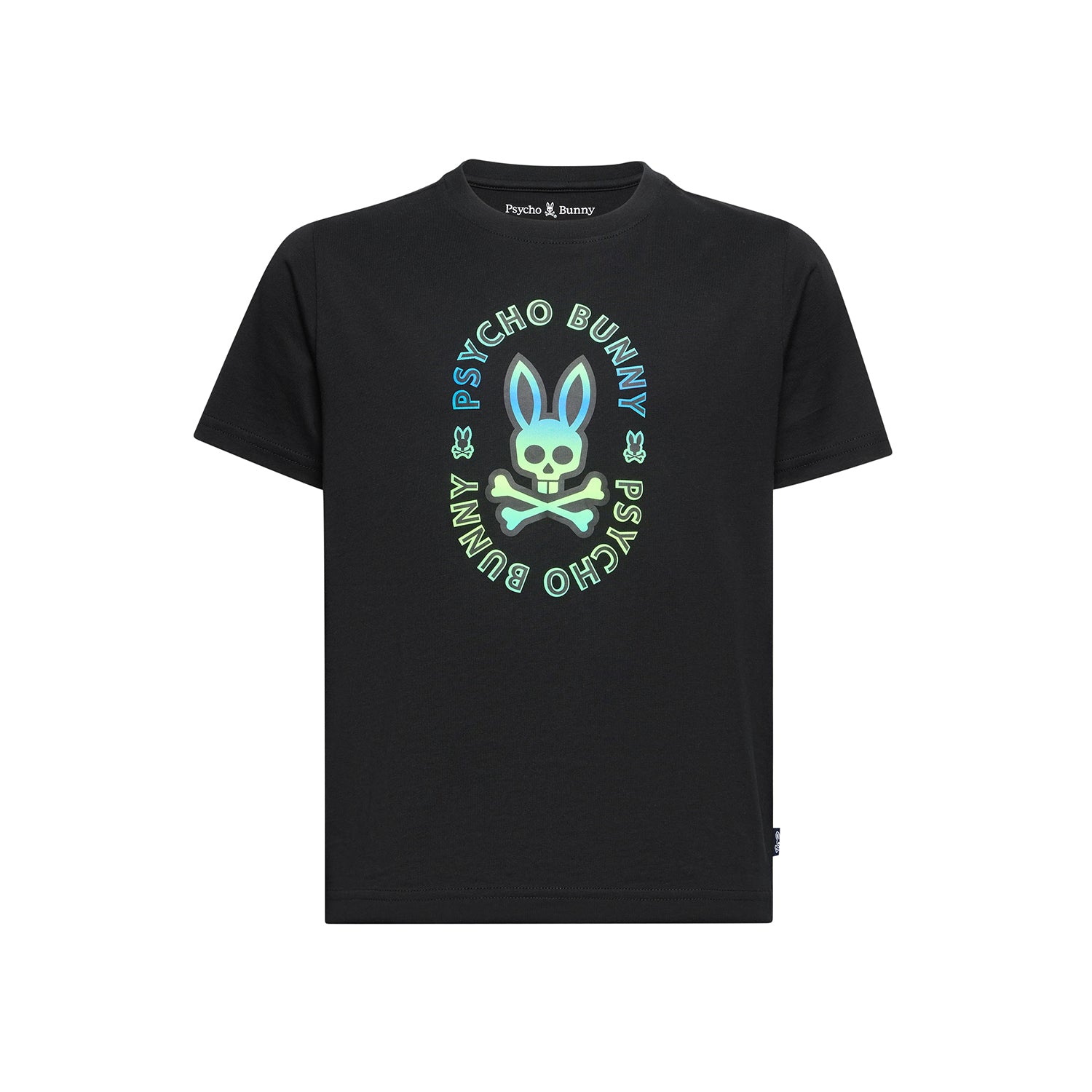 Psycho Bunny Kids Almont Graphic T-Shirt – 001 Black
