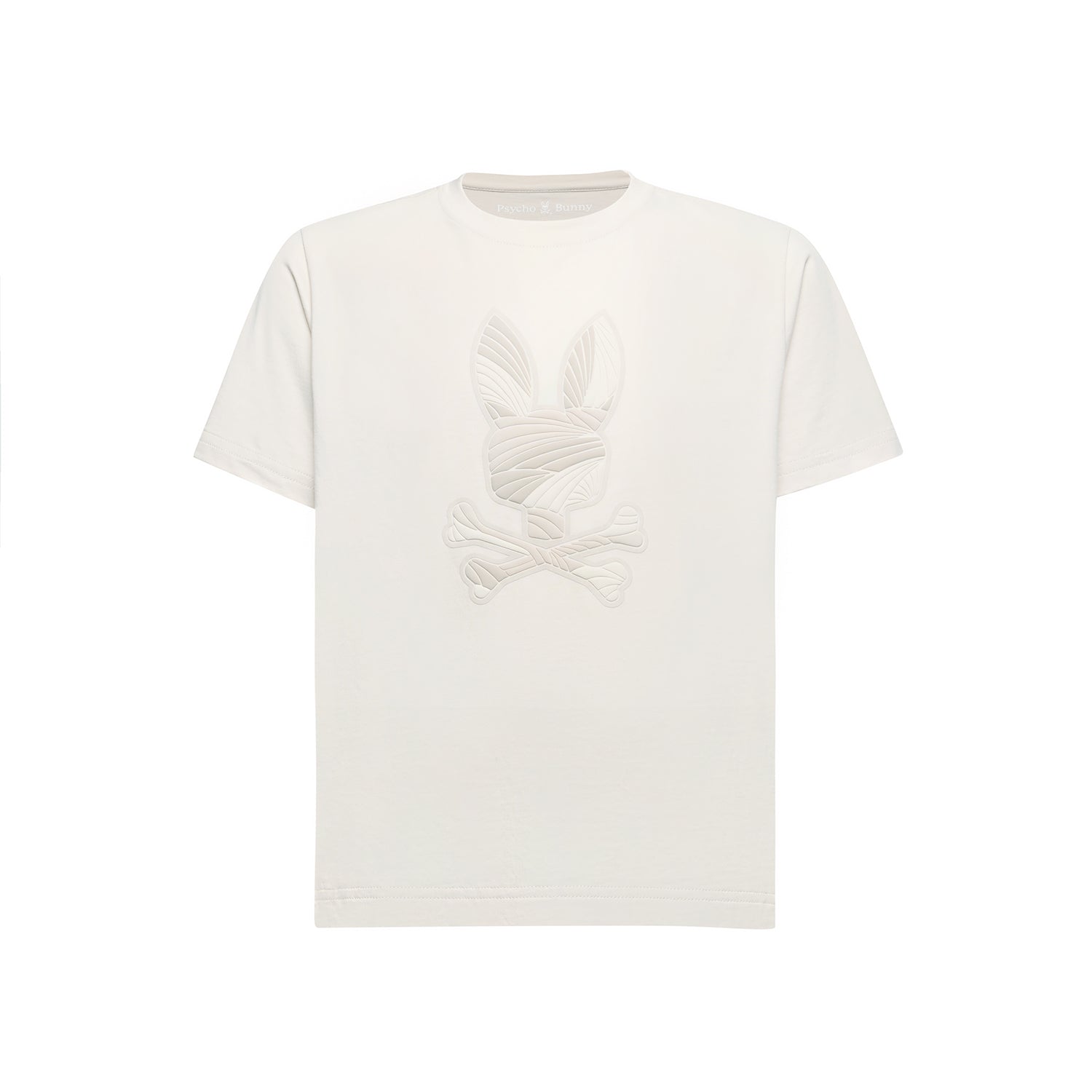 Psycho Bunny Kids Baxter Graphic T-Shirt – 104 Natural Linen