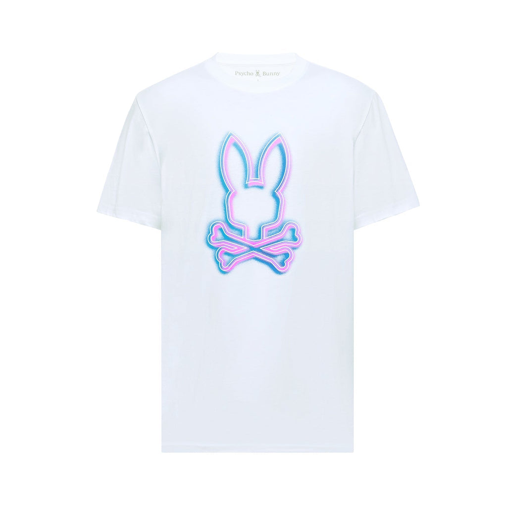 Psycho Bunny Men’s Andros Graphic Tee – White