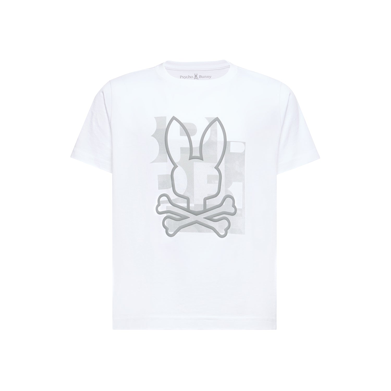 Psycho Bunny Kids Zealand Graphic T-Shirt – 100 White