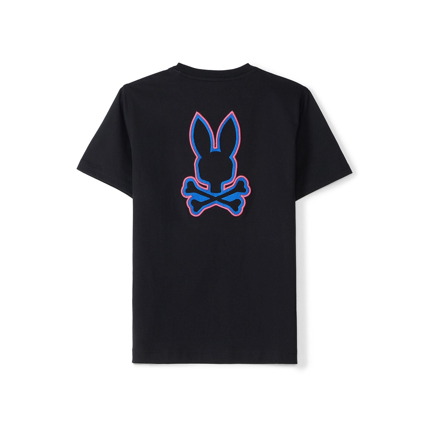Psycho Bunny Kids Walter Back Graphic T-Shirt – 001 Black