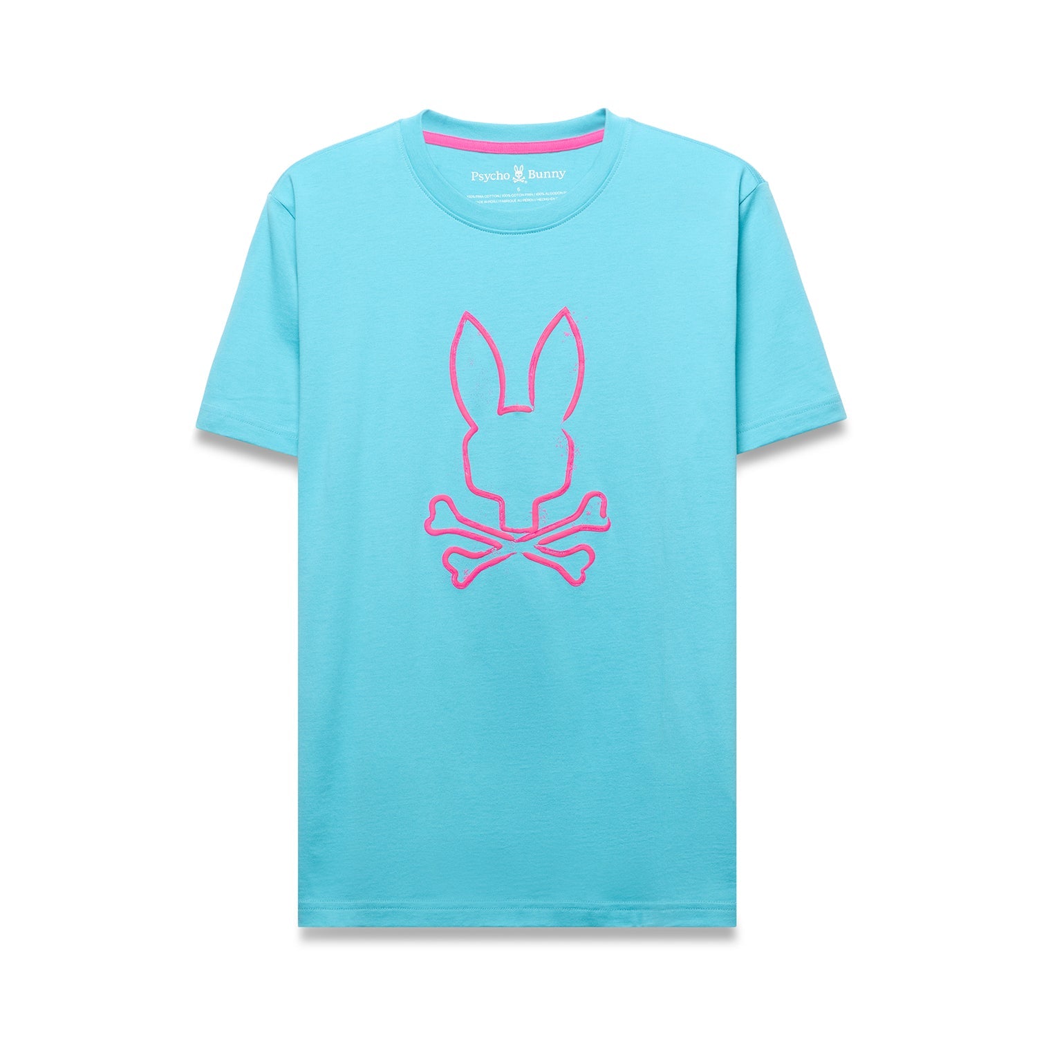 Psycho Bunny Duncan Graphic Tee Maui Blue