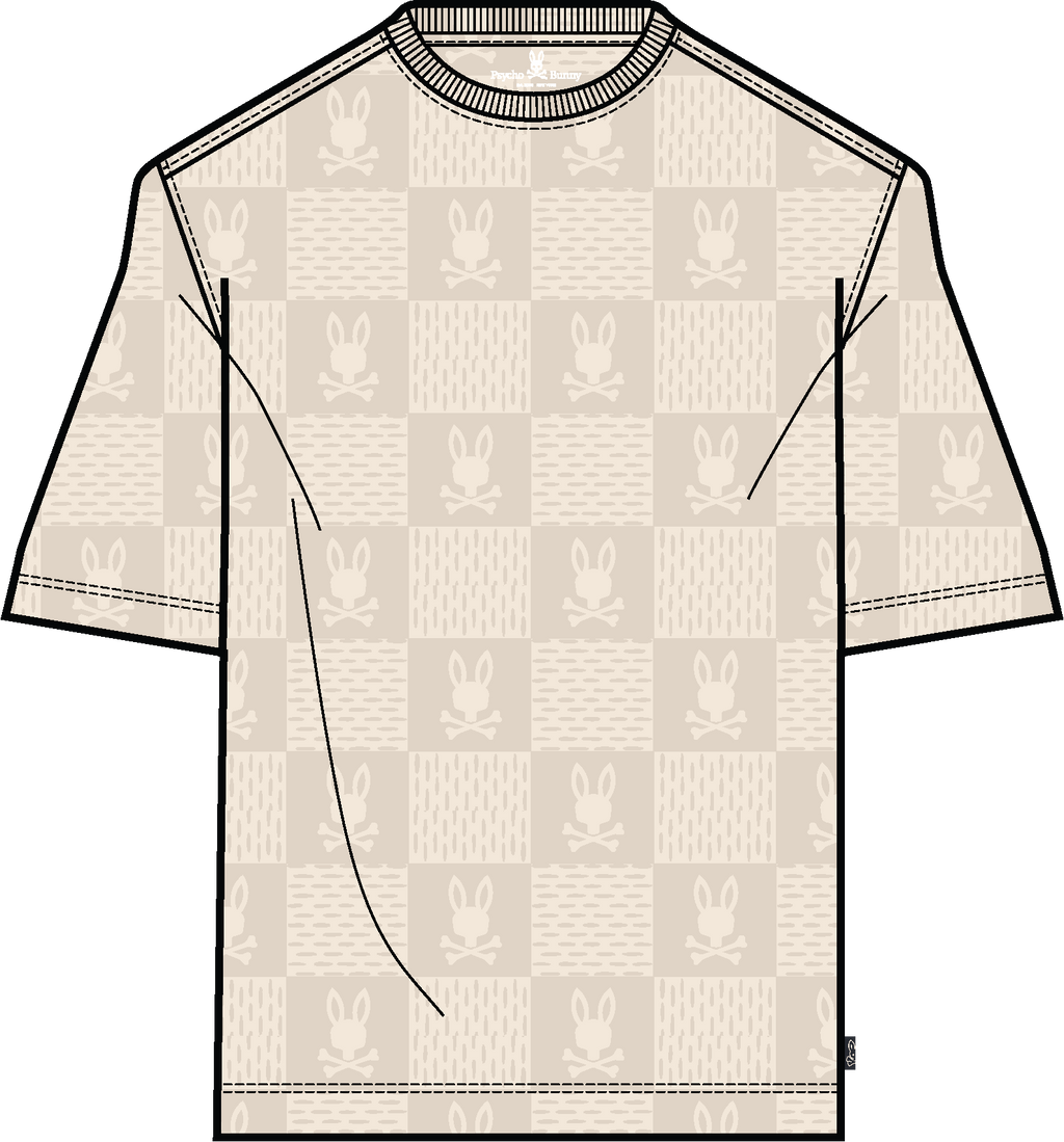 Psycho Bunny Dustin Relaxed Fit Tee Pristine