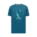 Psycho Bunny Olivier Graphic Tee Mallard Blue