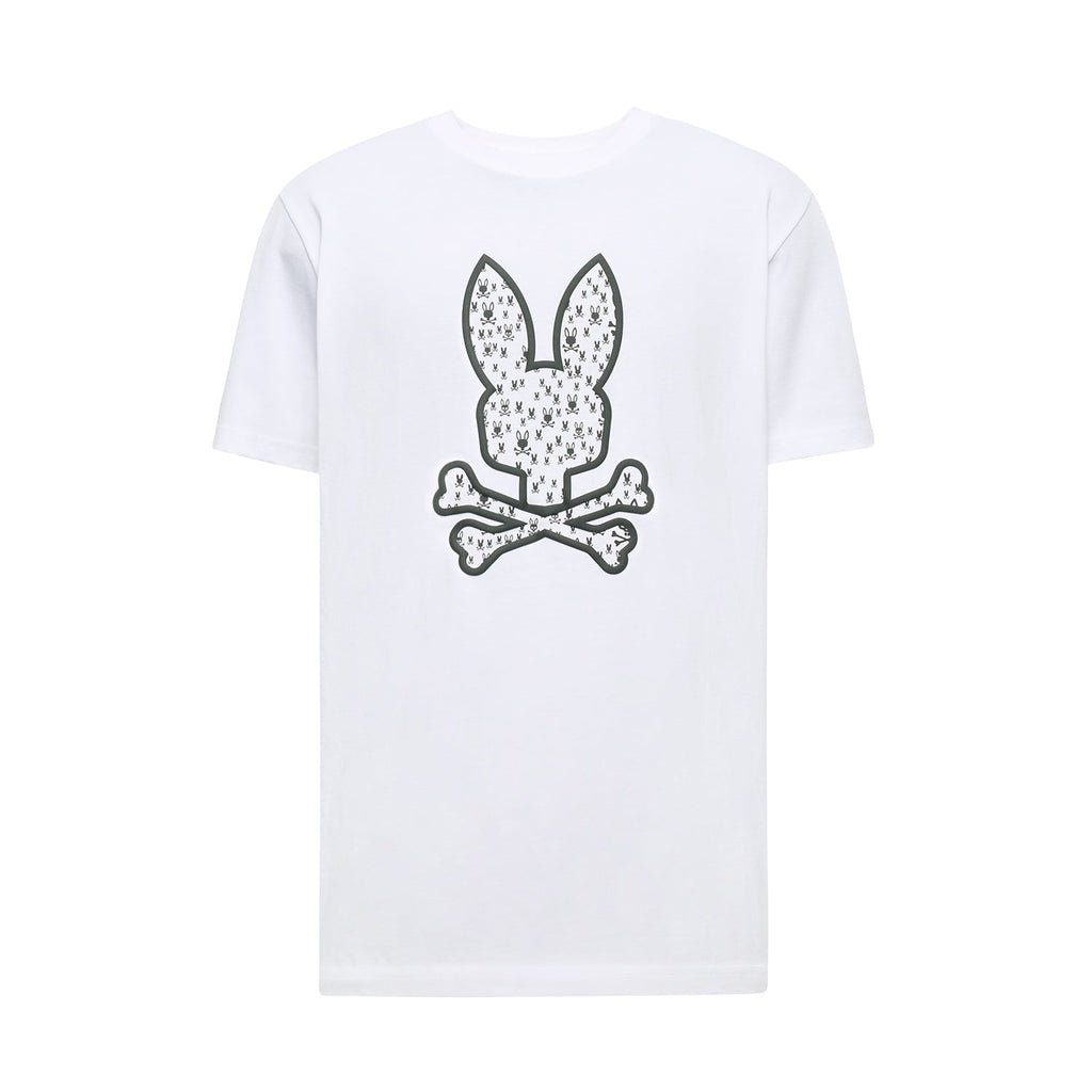 Psycho Bunny Nev Bunny Graphic Tee White